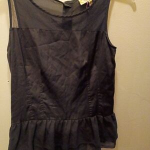 Princess Vera Wang Black Sheer Tank Top